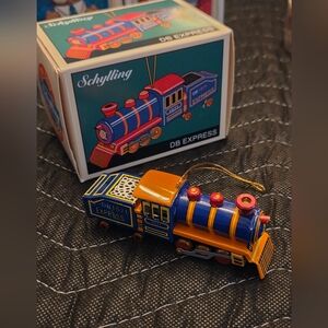 EUC VTG Schylling Train Ornament
